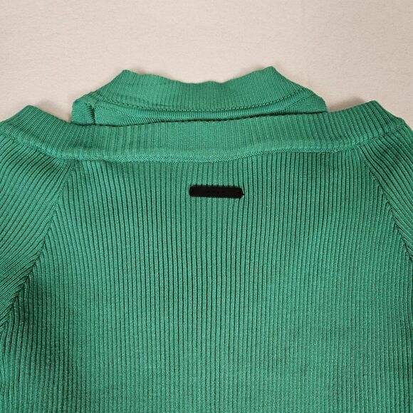 NUBU Studio Hungarian Dress Bodycon Ribbed Long Sleeve Cut Out Size Midi Stretch - Picture 7 of 14